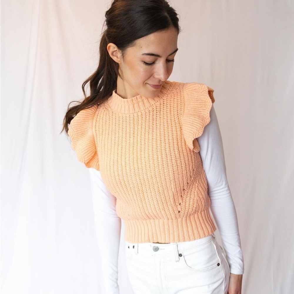 Knit sweater tank